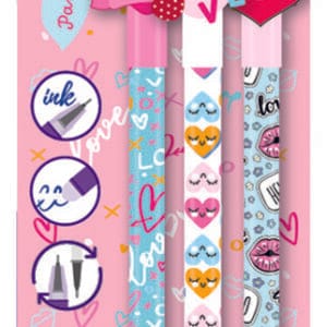 Blister Strigo pix cerneala cu stergere, LOVEX 3, SSC209X3 BL