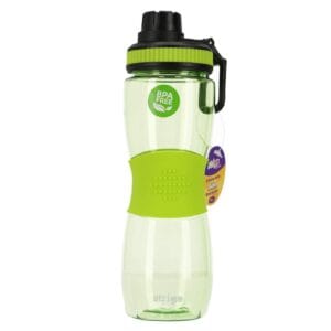 Bidon Strigo, cu manson cauciuc, 600 ml, Verde SSC380