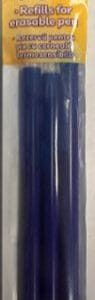 Rezerve Strigo pix cu mecanism, cerneala cu stergere, 0.7 mm, albastru, 3 buc/set, compatibile SSC400