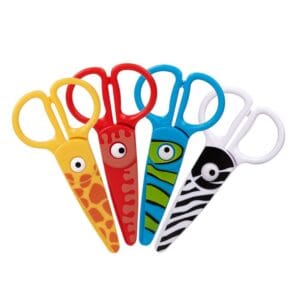 Foarfeca Strigo, plastic, 4 modele, Animalute SSC093