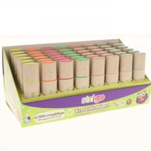 Evidentiator Strigo Hi-Text in cutie ecologica, display mix 48 culori SSC218