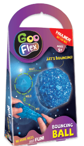 Set creativ Strigo GOO FLEX ,,FĂ-ȚI PROPRIA MINGE SALTAREATA" ALBASTRĂ, 232000-4