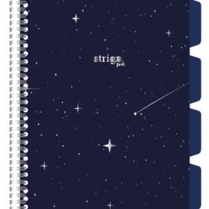 Caiet cu spirala si separatoare, STRIGO PADS Project Book SKY, A4, Matematica, PADS005