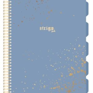 Caiet cu spirala si separatoare, STRIGO PADS Project Book Marmorat A4, Matematica, PADS028