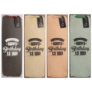 Set 4 pungi hartie 12x36(h)x9cm 210 gsm. PART004