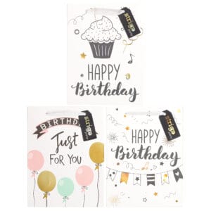 Set 3 pungi hartie 18x23(h)x10cm 210 gsm. PART011