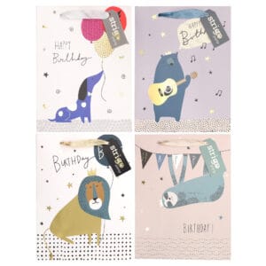 Set 4 pungi hartie 18x23(h)x10cm 210 gsm. PART018