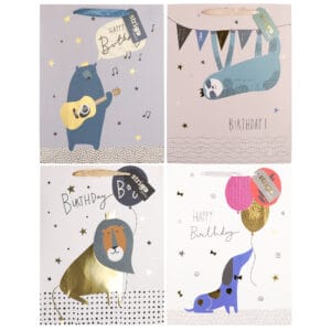 Set 4 pungi hartie 26x12(h)x32cm 210 gsm. PART019