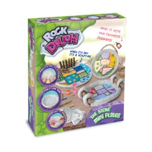 Set creativ Strigo ROCK DOUGH, MINI FARFURII, 240013