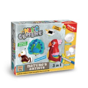 Set creativ Strigo "CIMENT MAGIC", Papagal, 211040-10