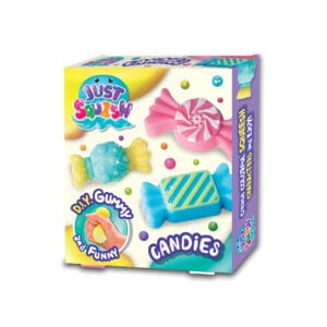 Set creativ Strigo JUST SQUISH ,,CREAȚI-VĂ PROPRIILE FIGURINE DIN SILICON" BOMBOANE, 240505