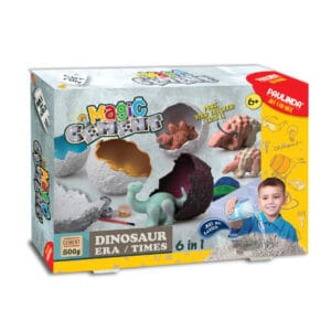 Set creativ Strigo "CIMENT MAGIC", DINOZAURI 211015