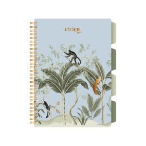 Caiet cu spirala si separatoare, STRIGO PADS Project Book Africa, B5, Matematica, PADS071