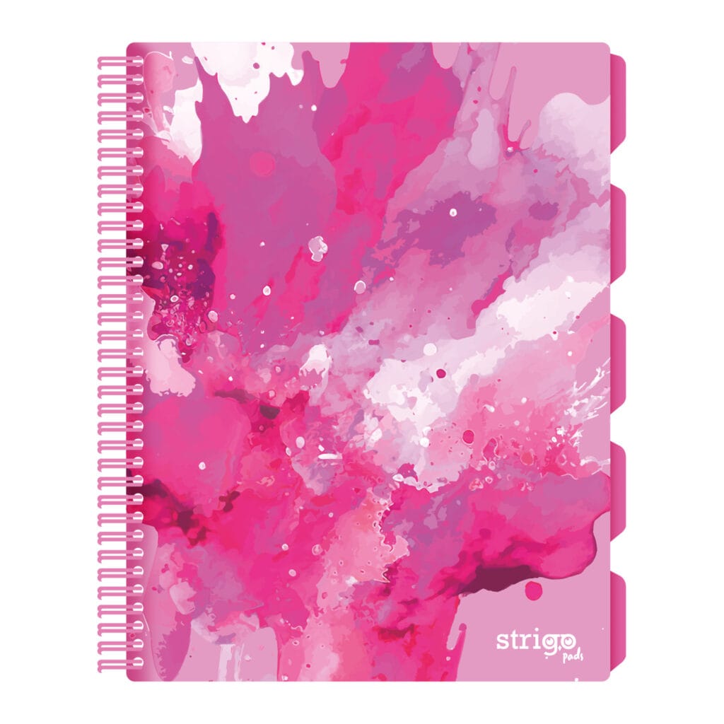 Caiet cu spirala si separatoare, STRIGO PADS Project Book Fusion A4, Matematica, PADS002