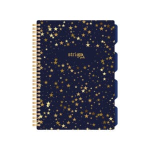Caiet cu spirala si separatoare, STRIGO PADS Project Book STARS, B5, Matematica, PADS008