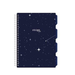 Caiet cu spirala si separatoare, STRIGO PADS Project Book SKY, B5, Matematica, PADS007
