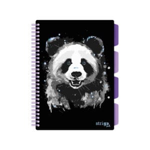 Caiet cu spirala si separatoare, STRIGO PADS Project Book PANDA, B5, Dictando, PADS097